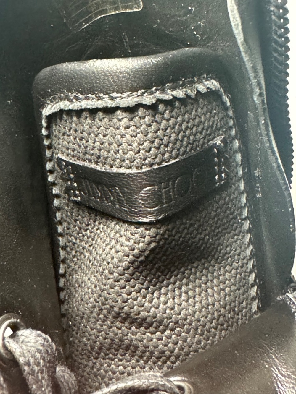 Jimmy Choo Oskar Black Combat Boot 38.5 - Picture 8 of 11